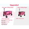 VILLEY Collapsible Foldable Wagon 220L Heavy Duty Extended Folding Utility Carts