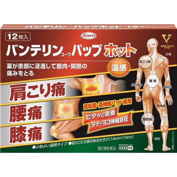 【第2類医薬品】バンテリンコーワパップホット 12枚