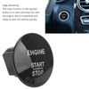 Engine Start Stop Button, ABS Alloy Start Push Button, 2215450714 Ignition Button Switch Replacement for Mercedes‑Benz CL550 E350 CLS350(Black)