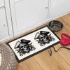 'Pirate Skull with Goatee Beard' Pet Feeding Mat (PM00022168)