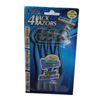 4 Pack Razors with Lubricating Strip, Triple Blade, Close Shave, Disposable