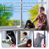 Sliding Window Locks,Window Locks for Horizontal Sliding Windows,Window Security Lock with Key,Adjustable Aluminum Easv to Install Window Stopper,Window Locks for Up and Down Windows (4 Sets Silver)