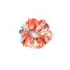 COCOLUCK Japanese Pattern Crepe Scrunchie Hair Elastics, Volume Hair Elastics, Made in Japan, Suzuki Cherry Blossom Series