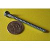 Zinc Hex Head Lag Screw 7/16 Hex Size 1/4 Thread x 3.00" Length, 50 pcs