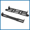 A ABSOPRO Black Universal Motorcycle Adjustable License Number Plate Frame Item Replacement