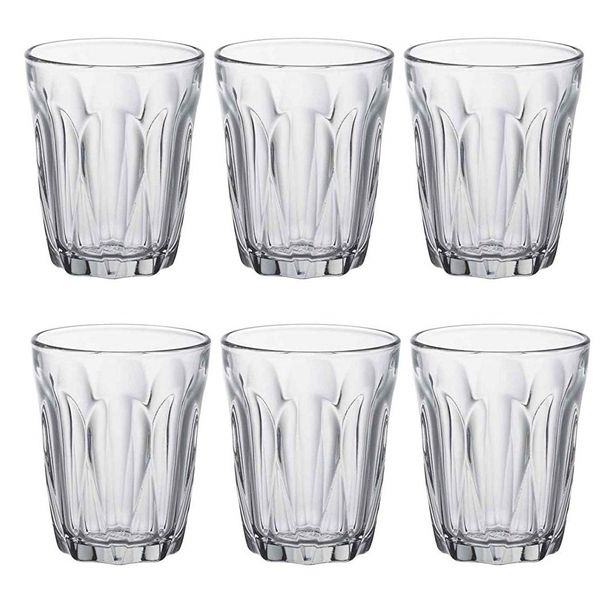 Duralex 1036AB06/6 Provence Shot glass 90ml, without filling mark, 6 Glasses, Transparent