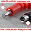 GOLD DEER 3PCS Universal Bit Flexible Screwdriver Extension Drill Bit Extension Impact Driver Rotatable Socket Adapter & Screwdriver Bit Set Bendable Drill Bit Extension Angle Drill Bit Attachment