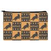 Harry Potter Hufflepuff Pattern Makeup Cosmetic Bag Organizer Pouch