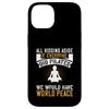 iPhone 14 Yoga Exercise Reformer Workout World Peace Peaceful Pilates Case