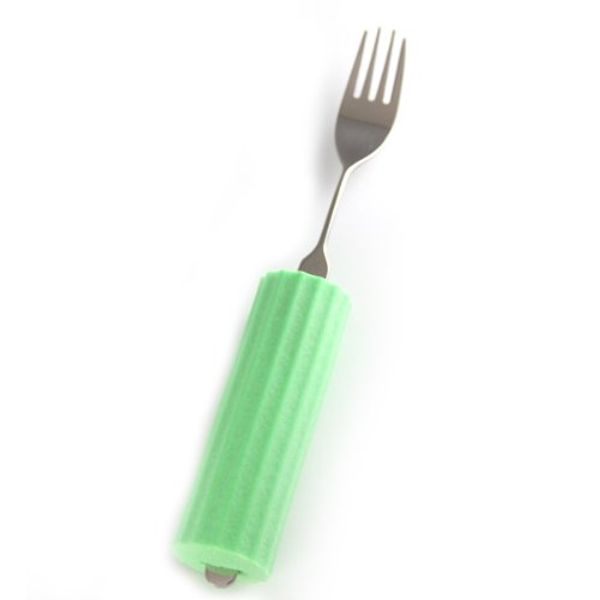 All Stainless Steel Handle with Silicone Sponge S-28 Fork, Small