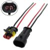 8 Kit Car Waterproof Electrical Wire Cable Automotive Connector 2Pin Way Plug