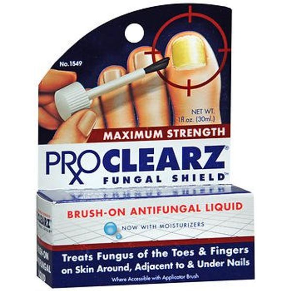 Proclearz Fungal Shield Brush-On Antifungal Liquid Maximum Strength - 1 oz, Pack of 3