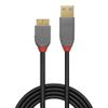 LINDY USB 3.2 Type A to Micro-B Cable, Anthra Line - Black, 0.5m