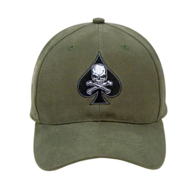 Rothco Low Profile Cap/Death Spade, Olive Drab