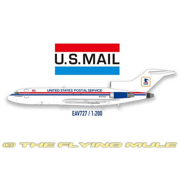 El Aviador 1:200 727-100 USPS