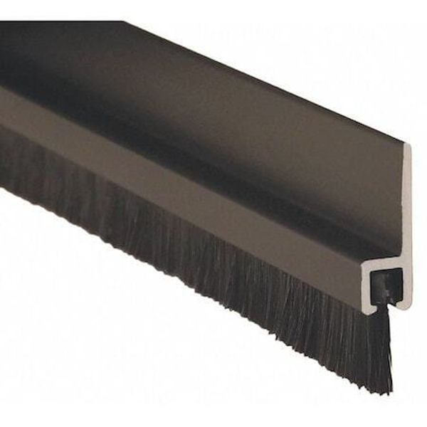 Pemko 18041Dnb84 Double Door Weatherstrip,Brush,7Ft L,Blk