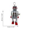 Freak Scene Space Robot Medium Size Tin Robot Grey