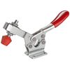 DE STA CO 225-U Horizontal Handle Hold Down Action Clamp with U-Shaped Bar and Flanged Base