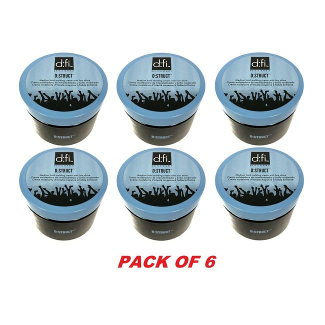 D:fi D:struct Pliable Molding Creme 5.3.oz (6 Pack)