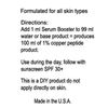 DNA Code®-No Needle Alternative-Argireline Copper Peptide Wrinkle Reduce Serum Booster w/Snap-8, Matrixyl 3000