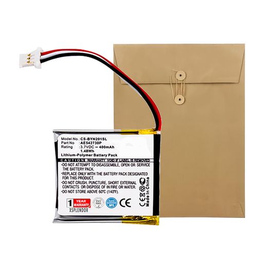 XSPLENDOR GPS Replacement Battery for Bushnell 368224, Neo Ghost 2015, Neo Ghost PN AE542730P 400mAh