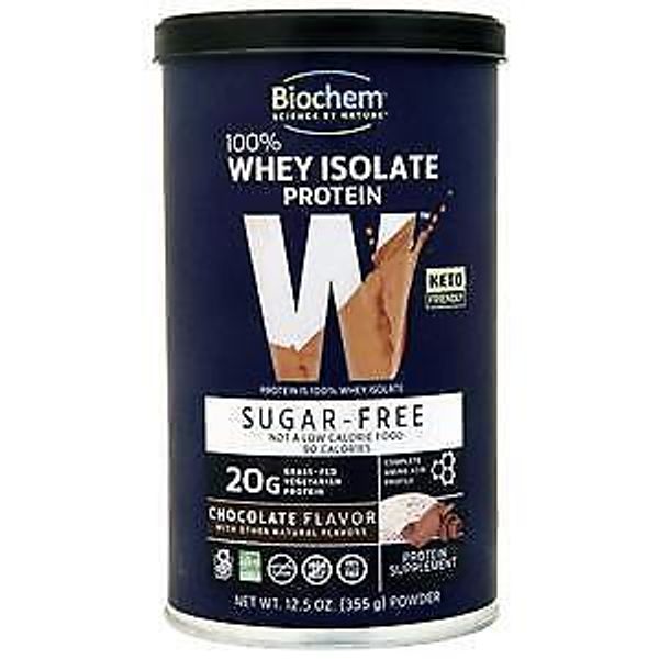 Biochem 100% Whey Isolate Protein - Sugar Free Chocolate 355 grams