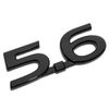 1x Replacement for 5.6 Left or Right Side Badge Emblem Nameplate Sticker (Black)
