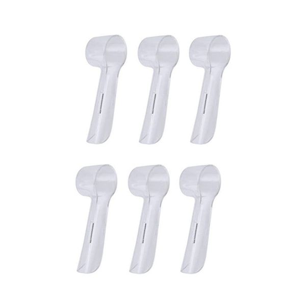 Lansonee 6 Pcs Electric Toothbrush Cover, Hygienic Protective Travel Cap Toothbrush Heads for Keeping Germs and Dust Away