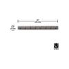 Umbra Flip 8-Hook Wall Mounted Coat Rack, Modern, Sleek, Space-Saving Coat Hange