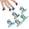 Nail Extension Clips - 5pcs Stainless Curve C Nail Extension Clips Multi-functional Nail Art Accessories for Long Nail and Thin Nail