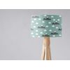 Light Green Clouds and Mountains Design Lampshade, Ceiling Lamp Shade, Table Lamp