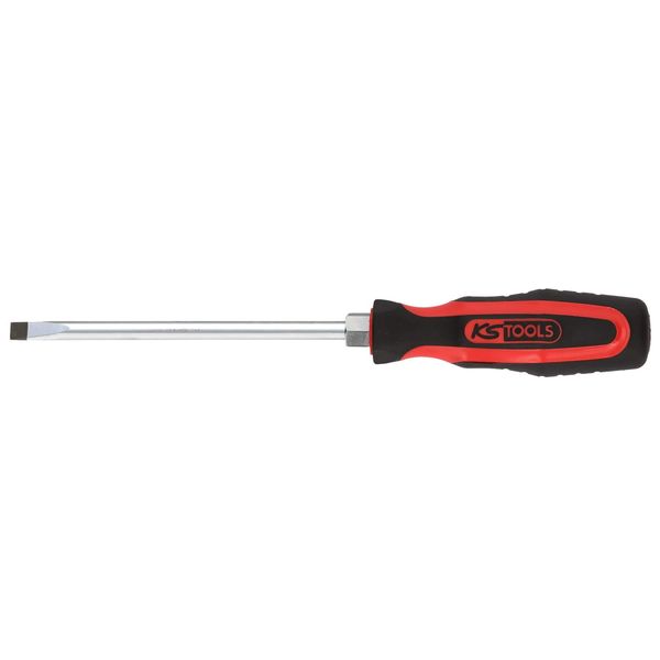 KS Tools 159.1113 ERGOTORQUEplus Flat-Blade Screwdriver, 4.5 mm, 180 mm Long