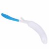 Shower Brush, Bath Brush Long Curved Handle Soft Sponge Body Cleaning Exfoliating Shower Brushes Back Brush Scrubber Body Skin Exfoliation Tool Handled Bath Body Brush for Men Women