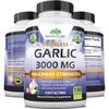 High Potency Garlic Supplement 3000Mg 150 Softgels Odorless Pure Quality