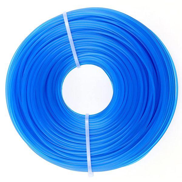 PLCatis Strimmer Line 100m x 1.6mm Break Less Strimmer Wire Nylon Strimmer Cord Energy Saving Blue Round Trimmer Line Spool for Garden Grass Strimmer Electric Trimmers