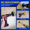 25x All Purpose Cleaning Kit Electric Drill Brush Attachment Set Power Scrubber