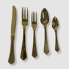 $195 Gold Plated Cutlery 5-Piece Place Setting