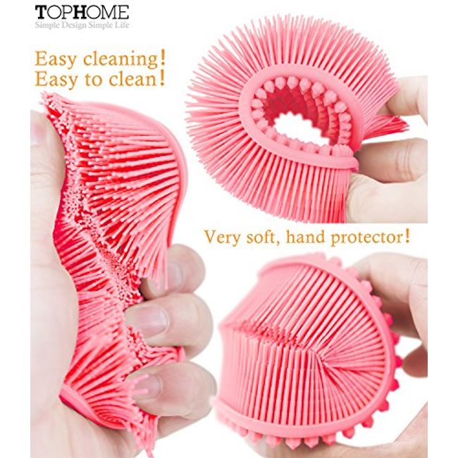 1pc Fruit & Vegetable Cleaning Brush For Kitchen Pots