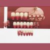 Turkalla Nail Tips for Hands, 24 Pieces, 12 Different Sizes, 3D Three-Dimensional, Heart Shape, Easy to Apply, Reusable, Fake Nails, Gel Nails, Nail Seals, Hand Nail Art, Nail Parts, Stylish, Popular Design, Beginners, Coming of Age Ceremonies, Weddings, 