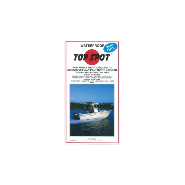 Topspot Map N237 Winyah Bay S.C. to white