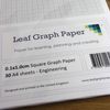A4 Graph Paper 1mm 0.1cm Squared Engineering - 30 Loose-Leaf Sheets - Grey Grid