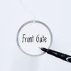 Avery Metal Rim Key Tags, 2.25" Diameter Tag, Includes Strings, White, 500 Tags (14316)