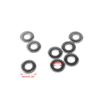 M4 304 Stainless Steel Flat Washer and Split Spring Lock Washer Assortment Set, 100Sets /Pack (M4)