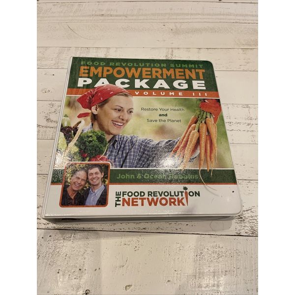 Food Revolution Network Summit Empowerment Package Volume 3 Audio CD 3-Ring Bind