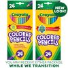 Crayola Colored Pencils, Coloring Supplies, 24 Count