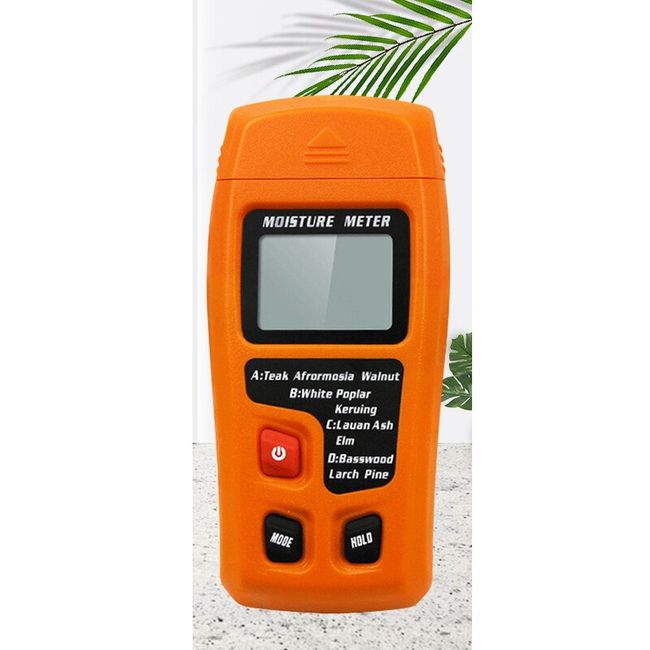 Digital Wood Moisture Meter Two Pins Humidity Tester 0-99.9% Hygrometer  Timber