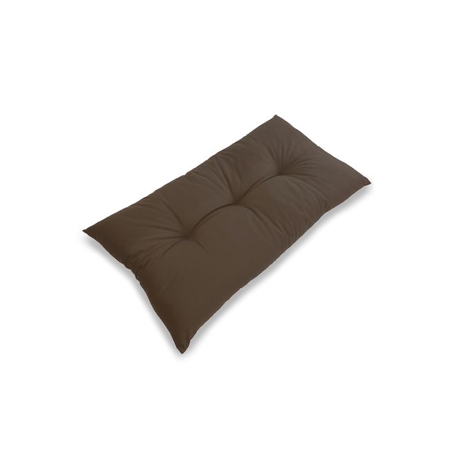 Gold Long Seat Cushion, Round Sleeping, 60x110 (Plain, Brown, 1 Piece, Cotton)