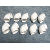 (10) 90 Short EL Central Vacuum 2" PVC Rough-in Fitting