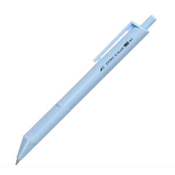 Zero G Ball 15° Permanent Ballpoint Pen 0.7 Light Blue 7-Soft-LB-BK