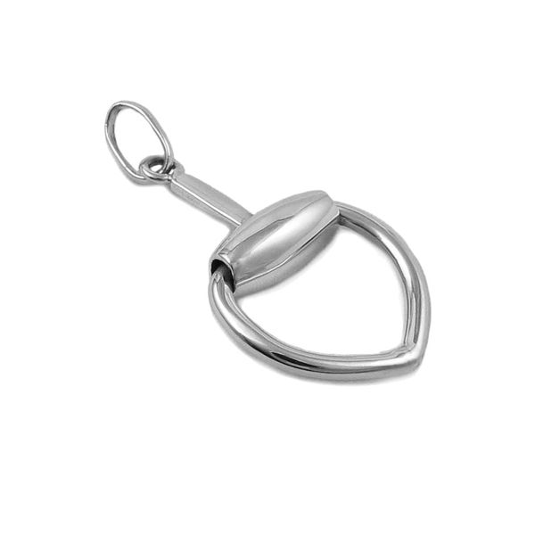 The Mexican Collection Heart Horse Bit Snaffle 925 Silver Pendant